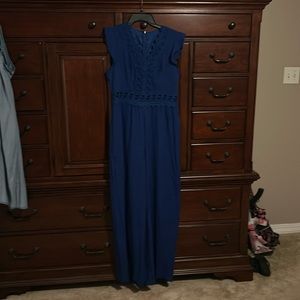 Royal blue jumpsuit from SHEIN